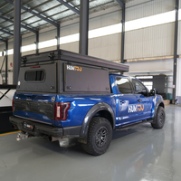 Huntoo Nouvelle Conception Imperméable Légère en Aluminium Mini-Camping-Car Escamotable pour Camion 4x4 avec Capacité pour 3 Personnes