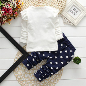 Conjuntos de Ropa de Boutique para Bebés Niñas, Ropa Infantil de Manga Larga con Estampado de Dibujos Animados, Ropa para Niñas de Bangladesh - Product Image 2