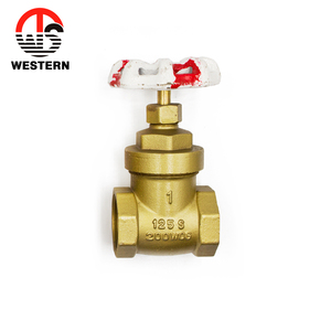 Brass Rèn Cơ Thể Đồng Màu Sơn Loại Đỏ-Trắng Nhôm Xử Lý Van Cổng - Product Image 4