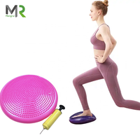 Offres Spéciales Pilates coussin d'équilibre en PVC disque d'équilibre gonflable coussin oscillant coussin de disque de yoga avec pompe à main