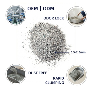 Arena para Gatos de Bentonita Aglomerante Fuerte, Antibacteriana, Absorbente de Olores, Ecológica, Serie Premium del Fabricante, OEM ODM - Product Image 2