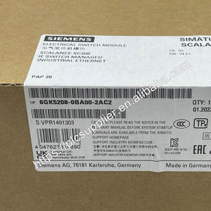 6GK5208-0BA00-2AC2 Siemens PLC SCALA NCE XC208 Verwaltbare Schicht <span class=keywords><strong>2</strong></span> IE-Schalter Elektrisches Schalter modul Siemens 6GK5208-0BA00-2AC2 - Product Image 2