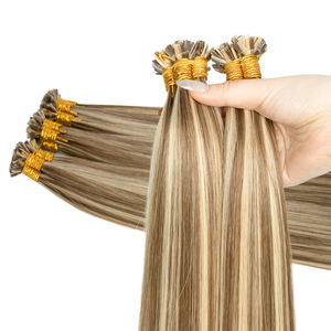 Haohao Hair - Extensiones de Cabello Humano Virgen Remy Ruso de Alta Calidad al por Mayor, con Punta Plana de Queratina, Doble Trama, Fábrica de Extensiones de Cabello con Punta K - Product Image 2