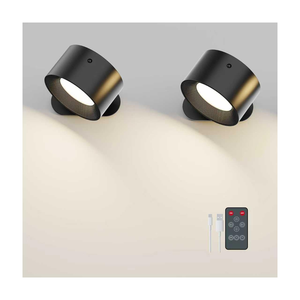 Magnetic Indoor Lighting USB Rechargeable <b>Wall</b> Lamps Three Color Temperature Adjustable Lampara De Pared Wireless <b>Wall</b> Sconce - Product Image 1