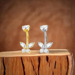 Gaby-Anillo <span class=keywords><strong>de</strong></span> titanio para <span class=keywords><strong>el</strong></span> ombligo, piercing para <span class=keywords><strong>el</strong></span> vientre, 14G, G23, F136 - Product Image 3