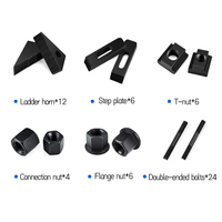 HLTNC M8/ M10/ M12/ M14/ M16/ M18 /M20/M24 58PC Kits de serrage pour accessoires d'outils CNC