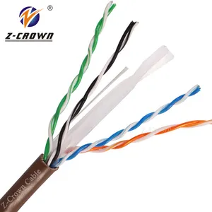 קבורה ישירה 26AWG 23awg ספקי מגבר cat6 רשת 305m UTP כבל