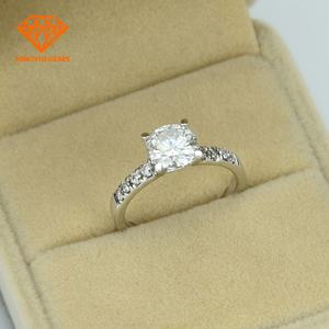 Custom Fashion Ring Moissanite Ring 925 Sterling Silver Lady Wedding Ring - Product Image 5
