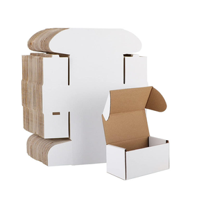 Caja de Cartón Corrugado Blanca Pequeña para Envíos, Caja de Transporte para Avión 6x4x3, Caja de Embalaje para Correo - Product Image 2