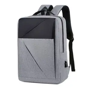 New Style Custom USB Charge Travel Plain Computer backpack Soft Handle Business Laptop Bag