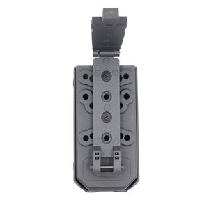 Polymer Waist Belt Clip System Multi Hole Design Universal Mount Outdoor Camping Tool Organizer Accessory With <b>Screws</b> Hardware K - Product Image 2