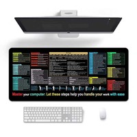 Tapis de bureau de haute qualité, écologique, pour clavier et souris, impression HD, antidérapant, 3 mm, imperméable, en stock