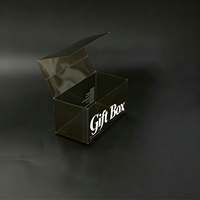 Boîte d'emballage de luxe pliable en PET pour bijoux (bagues, colliers, boucles d'oreilles)