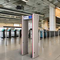 Scanner complet de sécurité 33 zones Cadre de porte Détecteur de métaux d'arche industrielle avec vérification de haute sécurité