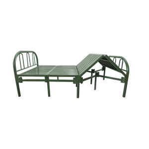 Cama Plegable Individual de Hierro Forjado, Diseño Metálico, Ideal para Hogar, Oficina o Camping - Product Image 4