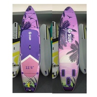 Planche à pagaie gonflable double couche ESUP 11'6x34" Ensemble complet d'accessoires Lacs Rivières Surf Qualité supérieure