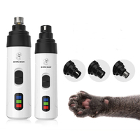 Elektrischer Wiederaufladbarer Krallenschleifer aus ABS-Material mit LED und Geräuscharmem Betrieb für Hunde und Katzen - Grenzüberschreitende Lieferungen