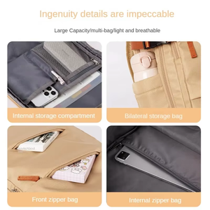Sac de voyage d'affaires personnalisé pour ordinateur <span class=keywords><strong>portable</strong></span>, sac de week-end, sac à dos approuvé par les compagnies aériennes avec compartiment à chaussures - Product Image 5