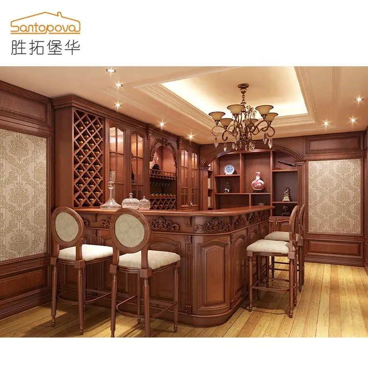 Salle à manger salon d'appoint en bois armoire à vin design De Haute Qualité Meubles vitrine vitrine