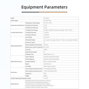 Zenrotest Uv600 एजिंग टेस्ट चैम्बर - Product Image 6