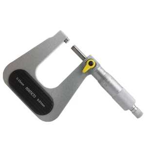 Micrómetro de marco de arco Asimeto 150-51-0, medidor de espesor de pared/placa de alta precisión 0-25mm, mecánico para formas especiales - Product Image 3