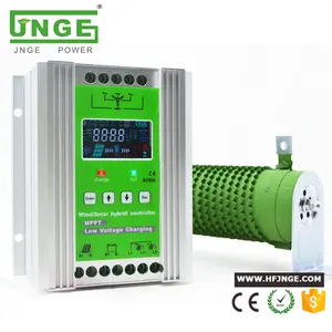 JNGE Power Direct 300W-1500W Hybrid MPPT Contrôleur solaire éolien 12V 24V 48V Régulateur de charge