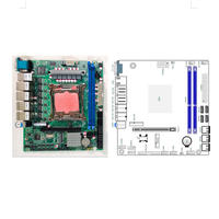 BKHD personnalisé bricolage C612 10 baies NAS ITX E5-2600 v3/v4 Haswell-EP Broadwell-EP C612 6Lan carte mère pour routeur souple serveur E5 X99
