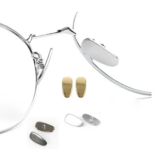 Acessórios para óculos parafusos suporte de nariz de óculos almofada de nariz de titânio almofada de nariz de óculos de titânio