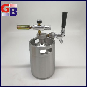 Dispensador <span class=keywords><strong>de</strong></span> <span class=keywords><strong>Cerveza</strong></span> <span class=keywords><strong>Casero</strong></span> con <span class=keywords><strong>Grifo</strong></span> y Regulador <span class=keywords><strong>de</strong></span> CO2, Mini Barriles <span class=keywords><strong>de</strong></span> Acero Inoxidable <span class=keywords><strong>de</strong></span> 2L, 3.6L y 4L - Product Image 5