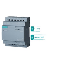 Controlador Lógico Programable PLC 6ED1 052-2HB08-0BA2, Módulo Lógico LOGO 24RCEO AC, 6ED10522HB080BA2 Siemens 6ED1052-2HB08-0BA2
