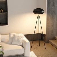 Lampe sur pied minimaliste nordique à LED blanche/noire E27*3, lampe sur pied moderne américaine à trépied, style industriel