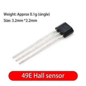 <span class=keywords><strong>Sensor</strong></span> lineal <span class=keywords><strong>Hall</strong></span> OH49E <span class=keywords><strong>49E</strong></span> de alta sensibilidad S49E SS49E para coches eléctricos, sensores magnéticos de giro, proveedor de componentes electrónicos - Product Image 2