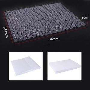 C17 Transparência Cat Repelente Outdoor Indoor Scat Mat Para Gatos Cães Manter Longe Pragas Esteiras Plásticas Com Picos Anti Cat Spike - Product Image 4