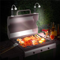 2025 lumière de gril chaud réparation de voiture lumière de barbecue d'urgence Rechargeable Garage entrepôt Portable col de cygne Barbecue LED lumière de travail