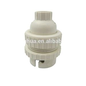 Bộ Chuyển Đổi Ổ Cắm Đèn <span class=keywords><strong>B22</strong></span> Bằng Nhựa Đế Đèn Lưỡi Lê Anh Màu Trắng Giá Đỡ Bóng Đèn Edison CE - Product Image 1