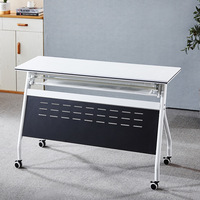 Bureau d'ordinateur Mobilier de bureau moderne Table de salle de réunion Table mobile de formation pour Table de conférence Table de conférence de luxe