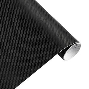 Film noir en fibre de carbone 3D en rouleaux PET/TPU, autocollants colorés pour carrosserie de voiture, vinyles de protection de voiture, film auto-cicatrisant - Product Image 2