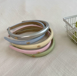 Accessoires de cheveux pour seniors Coiffe avec bandeau en cuir Pu Laver le visage Sortir des centaines de styles de filles de la mode étrangère - Product Image 4