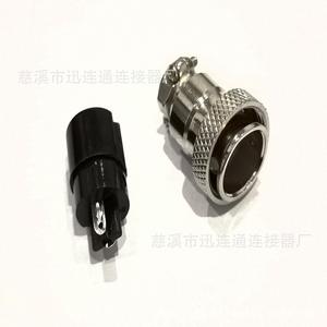 ปลั๊กและเต้ารับการบิน Cixi Xunliantong GX16 แบบ 2 ถึง 10 ขา ไม่ต่อสายดิน ตัวเรือนทองเหลือง หน้าสัมผัสไม้ฟีนอลิก - Product Image 4