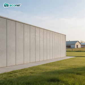 Panneau mural en béton préfabriqué Econel anti-âge pour clôture de chantier et construction résidentielle - Product Image 3