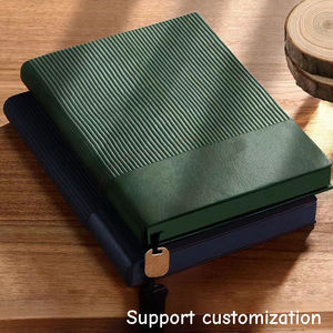 Cahier personnalisé à double matériau A5 à rayures et à coque souple 100 feuilles <span class=keywords><strong>de</strong></span> cuir PU à coque dure <span class=keywords><strong>de</strong></span> style professionnel à coudre pour l'école et le bureau - Product Image 3