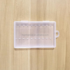 Caja de herramientas de plástico transparente barata para oficina y escuela, caja de almacenamiento transparente de PP, caja de embalaje para Cartucho de tinta de pluma estilográfica de 10 Uds. - Product Image 1