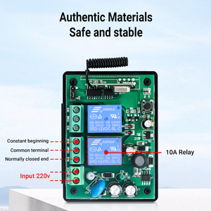 Thiết kế phổ biến A20 110V 220V 2 kênh điều khiển từ xa chuyển tiếp cho chiếu sáng <span class=keywords><strong>433MHz</strong></span> RF chuyển tiếp không dây - Product Image 5
