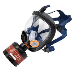 CE Approved Full Face Gas <b>Mask</b> Industrial Construction EN136 Silicone 40mm <b>Spray</b> Paint Acid Gasses Chemical Full Face Toxic Gas - Product Image 1