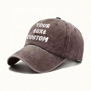 Casquette de baseball brodée personnalisée en coton vintage, style sportif avec texte assorti, ajustable pour couples, idéale pour le quotidien et les voyages - Product Image 1
