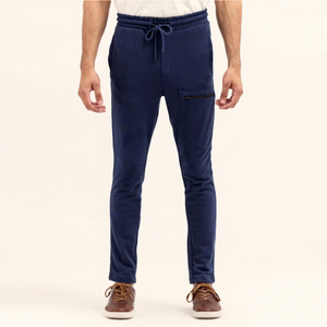 Plain Design Your Own <b>Trousers</b> for Men Hot Sale Slim Fit Cotton Polyester Men <b>Trousers</b> With Draw String - Product Image 1