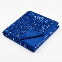 Tissu à paillettes métalliques 180 g/m² en polyester tricoté pour vêtements scintillants, fournitures de fête DIY, décorations festives