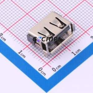 10.0 QCHTJB6.3 USB Connector SMD Connector ( Connector Type: Type-A )( Protocol Standard: USB 2.0 )( Gender: Female ) - Product Image 1