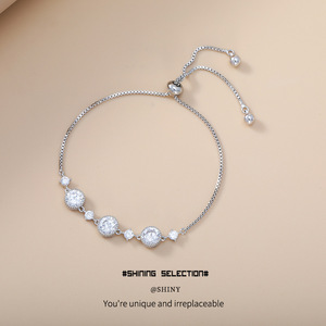 สร้อยข้อมือเซอร์คอนสีทองสีแชมเปญเครื่องประดับสตรีสไตล์มินิมอลสวมใส่ในชีวิตประจำวัน - Product Image 5