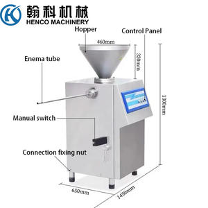 Llenadora hidráulica de salchichas/máquina automática de <span class=keywords><strong>relleno</strong></span> de salchichas de <span class=keywords><strong>pollo</strong></span> vegetariano eléctrica comercial - Product Image 2